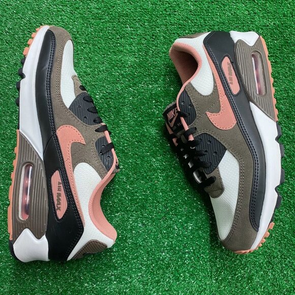 Nike Air Max 90 'Ironstone Red Stardust' Mens Shoes Multi DM0029-105 VNDS Sz 9.5 - Picture 3 of 7